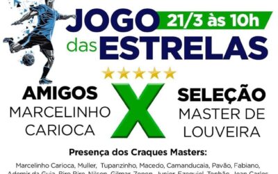 Com entrada gratuita, Jogo das Estrelas é uma das atrações do aniversário da cidade no feriado do dia 21