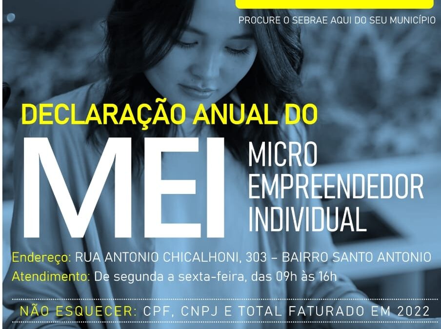 MEI: Prefeitura alerta para prazo de declaração do microempreendedor individual até 31 de maio