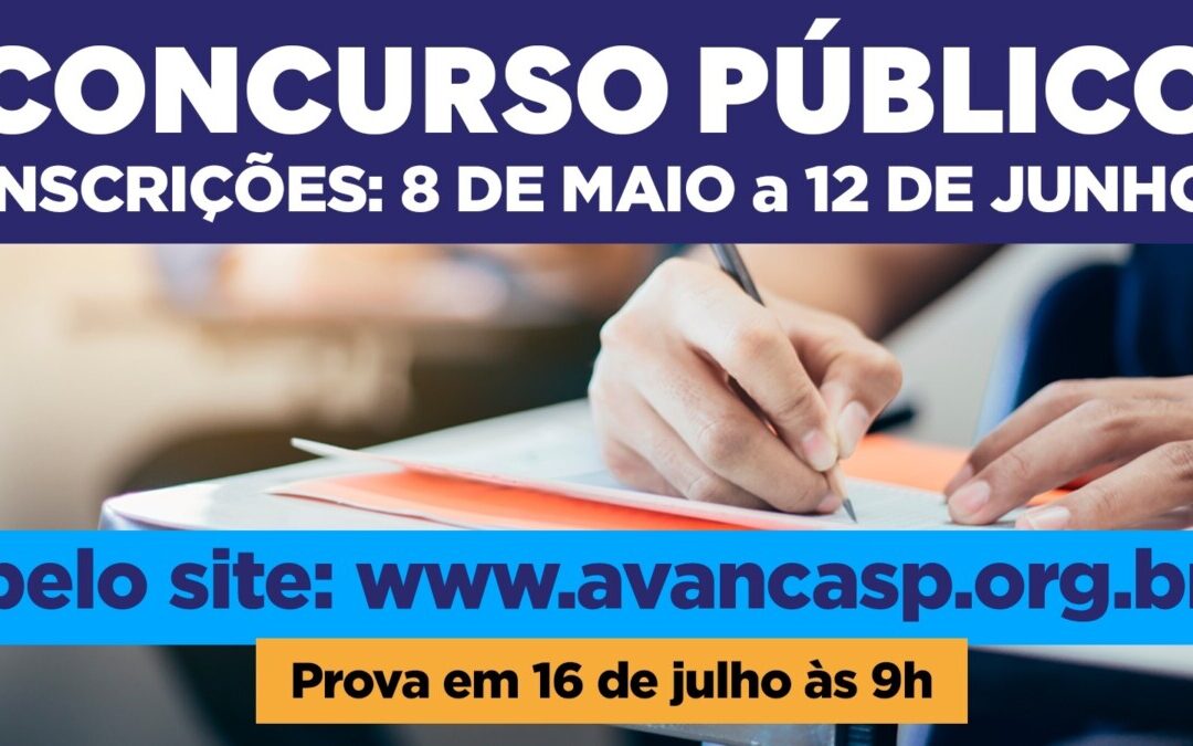 Prefeitura realiza concurso para áreas de Saúde, Transporte, Educação, Recursos Humanos, Segurança e Medicina do Trabalho