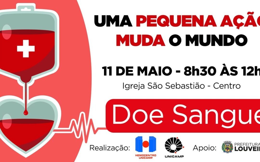 Com solidariedade, Prefeitura apoia evento de doação de sangue na Igreja São Sebastião nesta quinta (11)