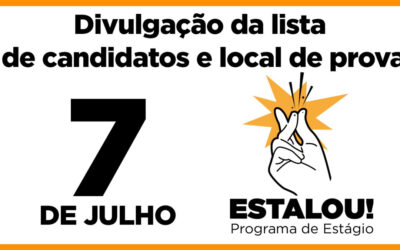 Prefeitura divulga lista de candidatos e locais da prova do Programa EstaLou nesta sexta-feira (7)