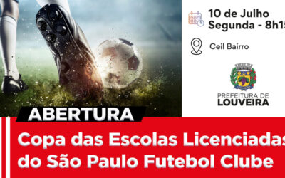 Com mais de 2 mil atletas de todo o Estado, Louveira sedia Copa das Escolinhas Licenciadas do São Paulo Futebol Clube