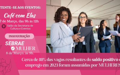 Em apoio ao empreendedorismo feminino, Prefeitura realiza “Café com Elas” e inaugura Sebrae Mulher